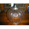 Lampe KHARBUJA verre souflé rose 22x22 cm