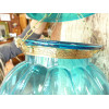 KHARBUJA türkis Glas 22x22 cm Soufle