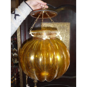 Grande lampada gialla 30x30 cm KHARBUJA