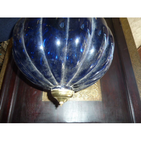 Grande blu scuro lampada 30x30 cm KHARBUJA