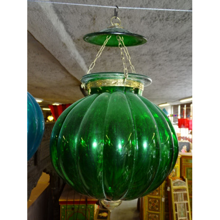 grande lampada KHARBUJA verde foncé