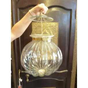 Grande lampe KHARBUJA transparente 30x30 cm