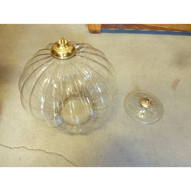 Grande lampe KHARBUJA transparente 30x30 cm