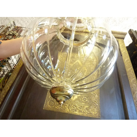 Grande lampada KHARBUJA 30x30 cm trasparente