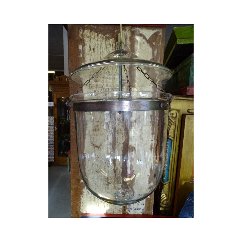 Lampe de mosquée - cloche transparente