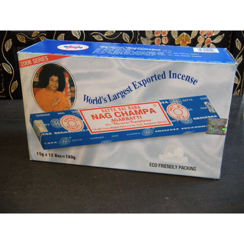 Incienso Nag Champa (Caja de 12) ** 2 cajas gratis **