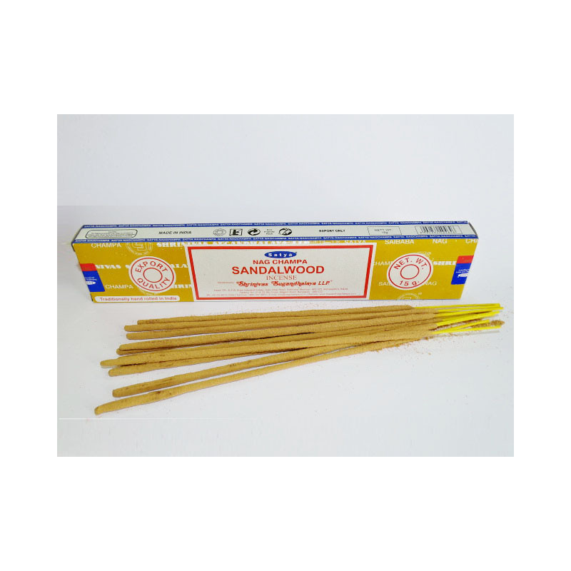 Encens bois de santal en bâtonnet en boite de 15 grammes