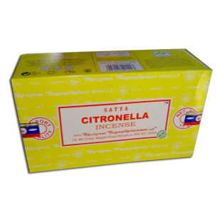Caja de 12 estuches de incienso perfume CITRONNELA de 15 gr ** Se ofrecen 2 estuches **