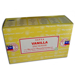 Box of 12 cases of 15 g vanilla scented incense ** 2 cases offered **