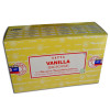 Boite de 12 étuis de 15 grs encens parfum vanille ** 2 étuis offerts **