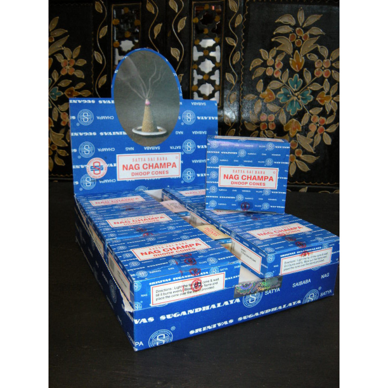 indische Räucherstäbchen Dhoop cone Nag champa