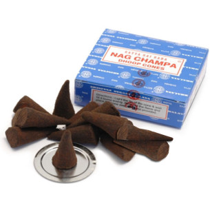 indische Räucherstäbchen Dhoop cone Nag champa