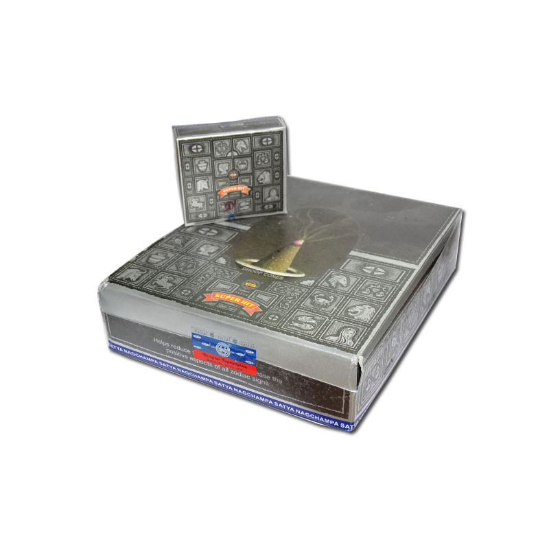 Caja de 12 cajas de incienso SUPER HIT en conos ** 2 cajas ofrecidas **
