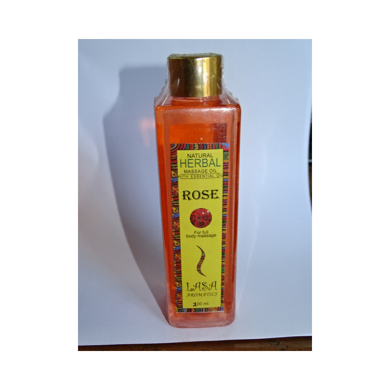 Huile de massage parfum ROSE (200 ml)