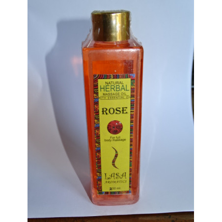 Huile de massage parfum ROSE (200 ml)