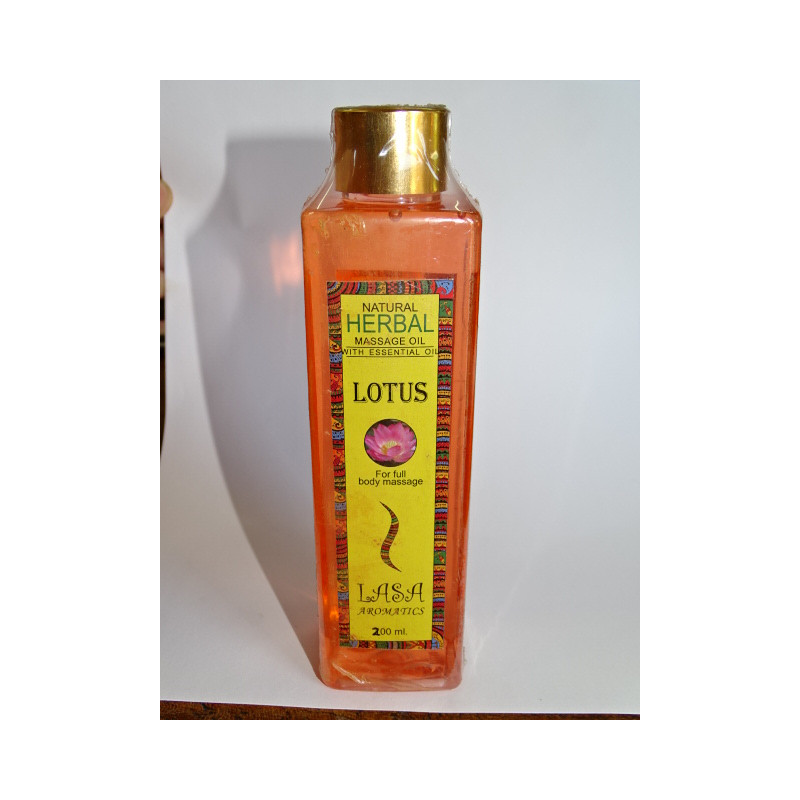 Huile de massage parfum LOTUS (200 ml)