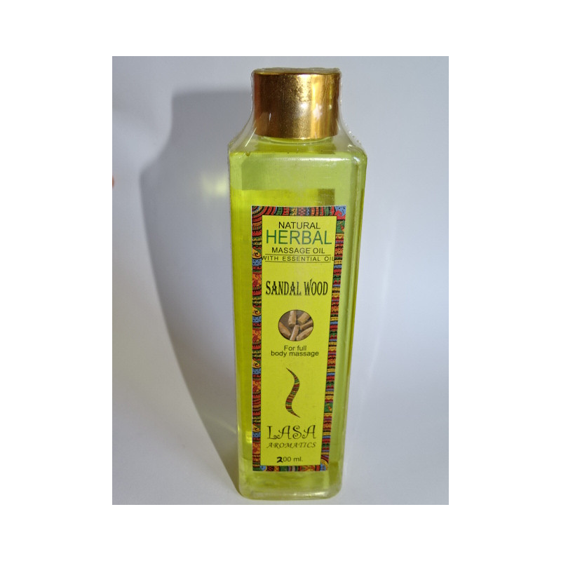 Huile de massage parfum SANTAL (200 ml)