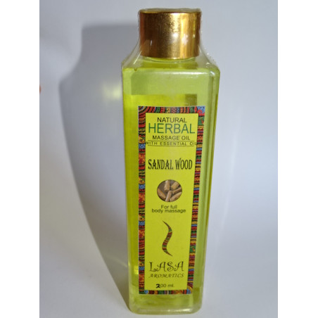 Huile de massage parfum SANTAL (200 ml)