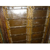 Small antique cupboard doors with metal - 2