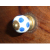 Mini pomello porcelaine bianchi poix blu outremer