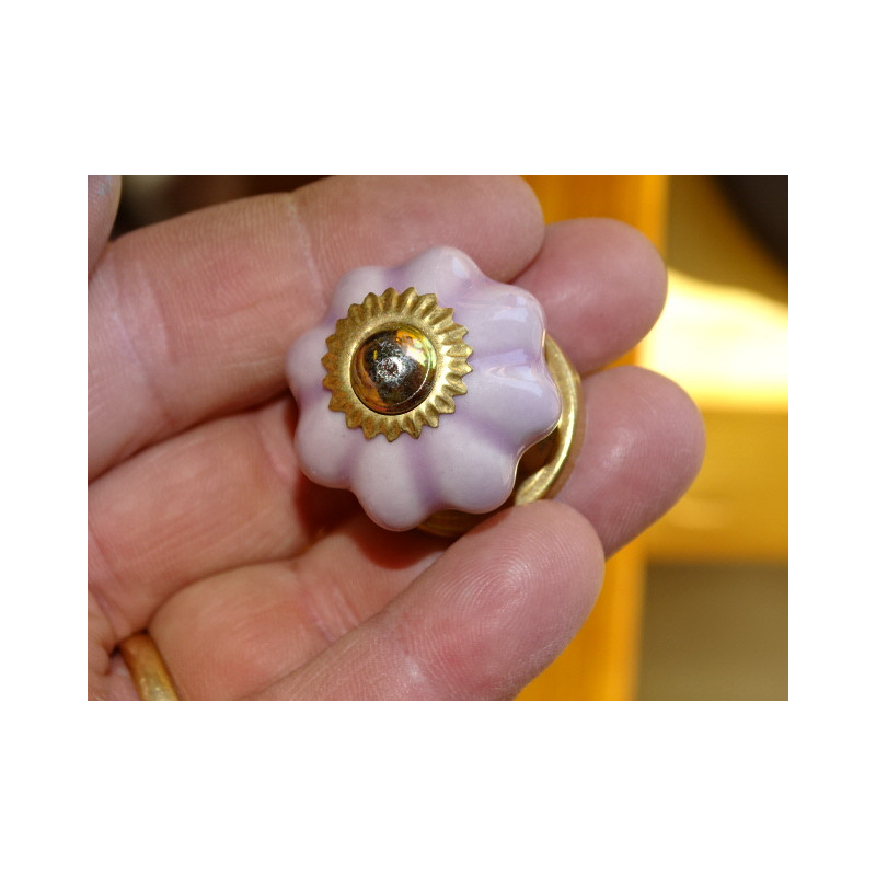 pastel pink handles small pumpkin
