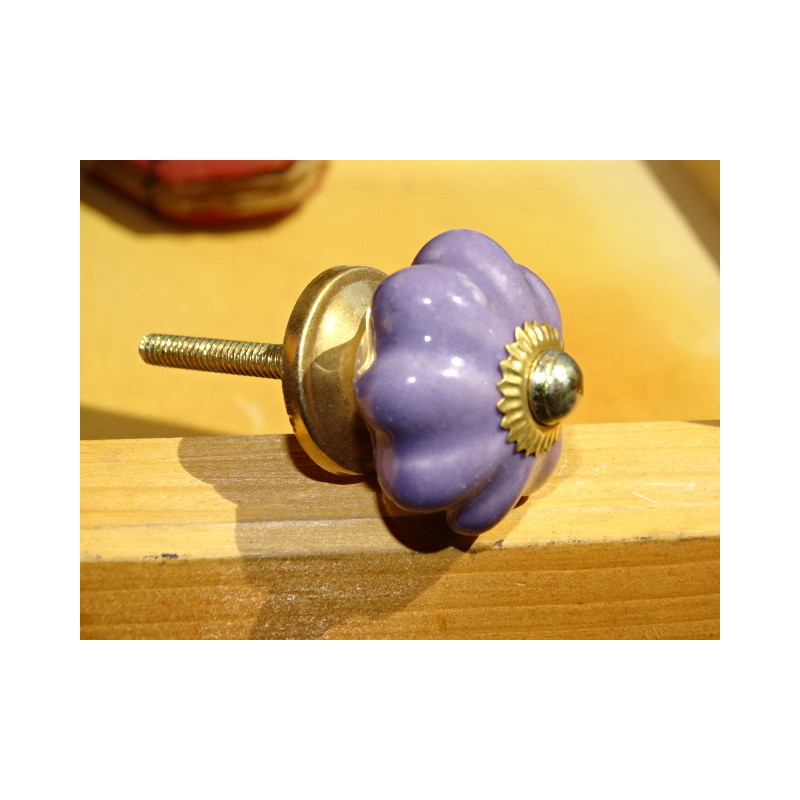 Piccole maniglie zucca viola scuro