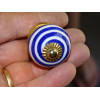 Little handle white spiral dark blue