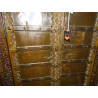 Piccole porte antiche dell'armadio con metallo - 3