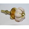 Small handles pumpkin pink with golden lines