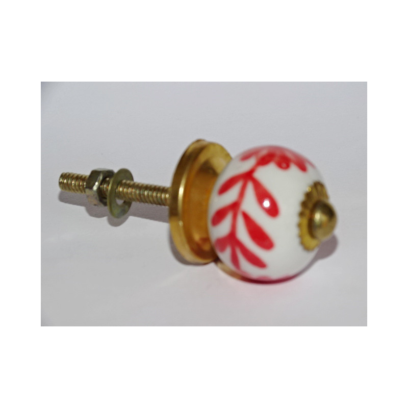 Furniture handle Red flowers