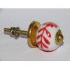 Furniture handle Red flowers