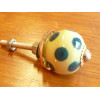 Mini knobs yellow pitch emeraude
