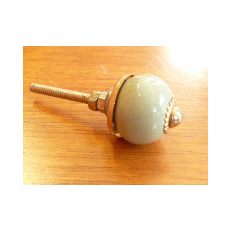 Mini knobs green pastel unis