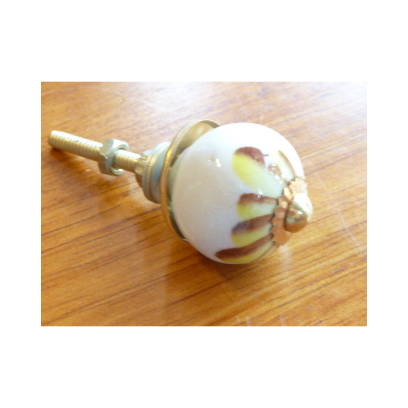 Mini boutons blanche/jaune/beige