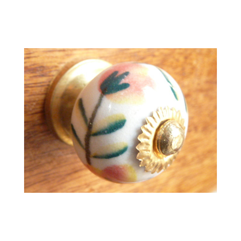 Mini boutons fleurs oranges