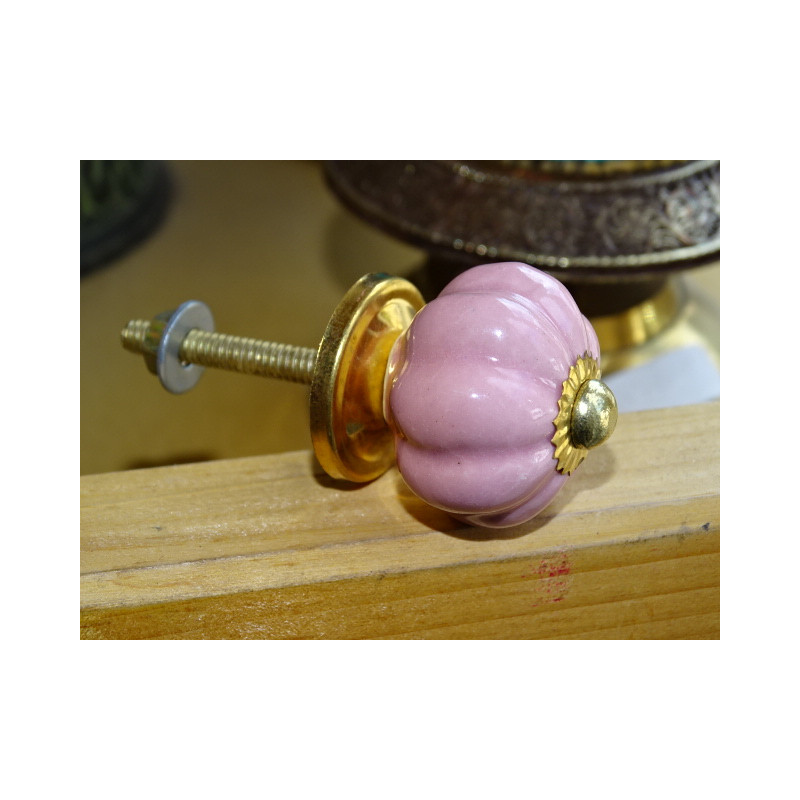 Pastellrosa  Griffe kleine Kürbis