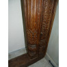 Grande arco indiano antico con patina in teak 170x265 cm