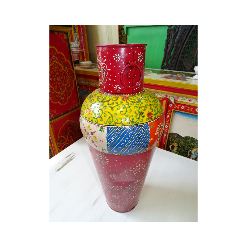 Mehrfarbige Amphore in Form eines indischen Glases 61 cm - 1