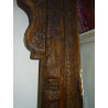 Grande arco indiano antico con patina in teak 170x265 cm