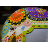 Marco de fotos 15x10 cm diseño elefante pintado a mano en blanco