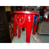 Hocker mit rotem und buntem Elefant 50x34x 36 cm hoch