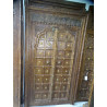 Old cupboard doors in the shape of an arch and lintel 113x200 cm