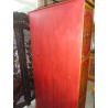 cabinet doors bombées red losange