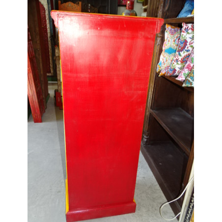 colonna basso 2 porta rosso losange