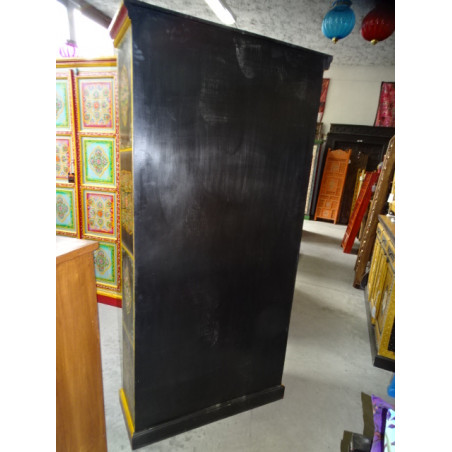 cabinet doors bombées black losange