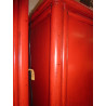 Gran armario lacado rojo