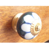handle emeraude flowers whites