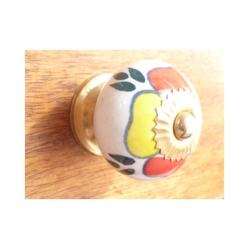 handle coquelicot yellow and red