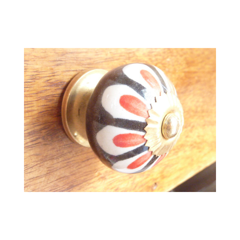 Daisy Rosso Nero maniglia