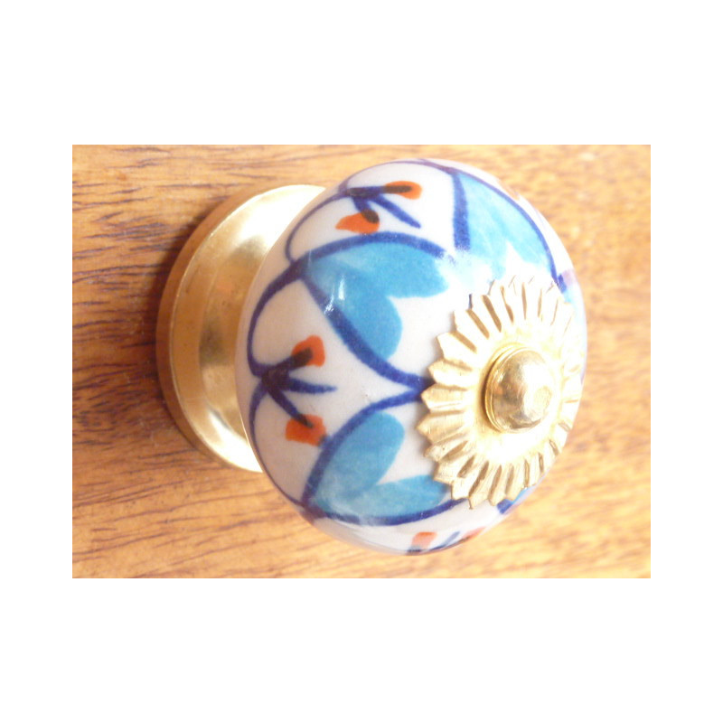 pétales turquoises